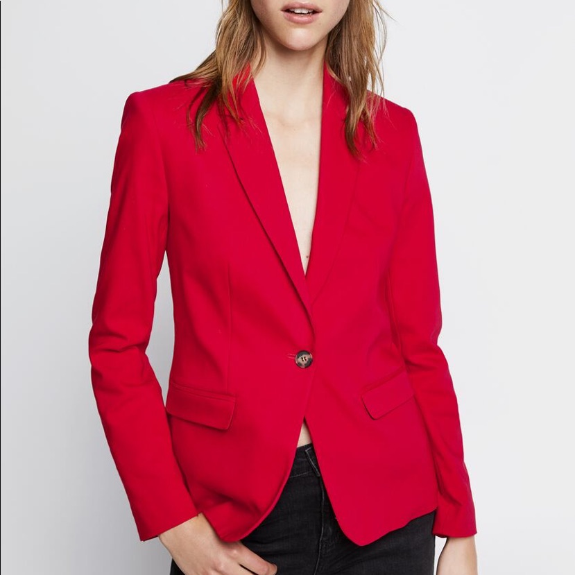 Zara Basic Red Jacket